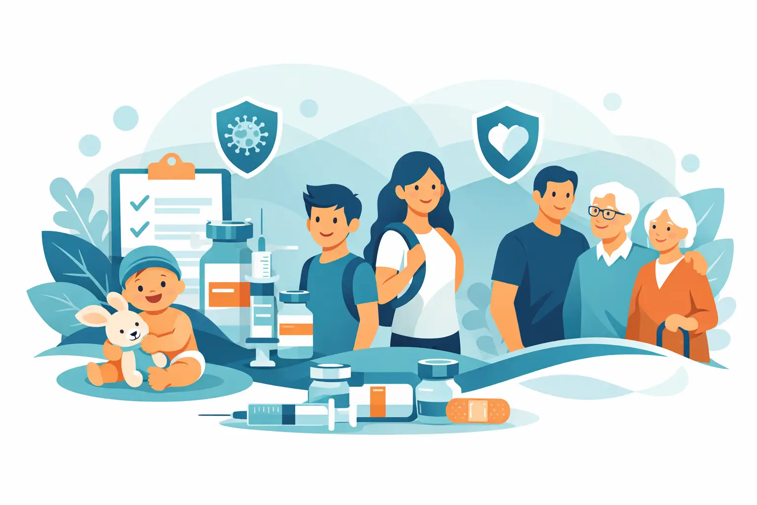 List of Preventive Vaccines by Age